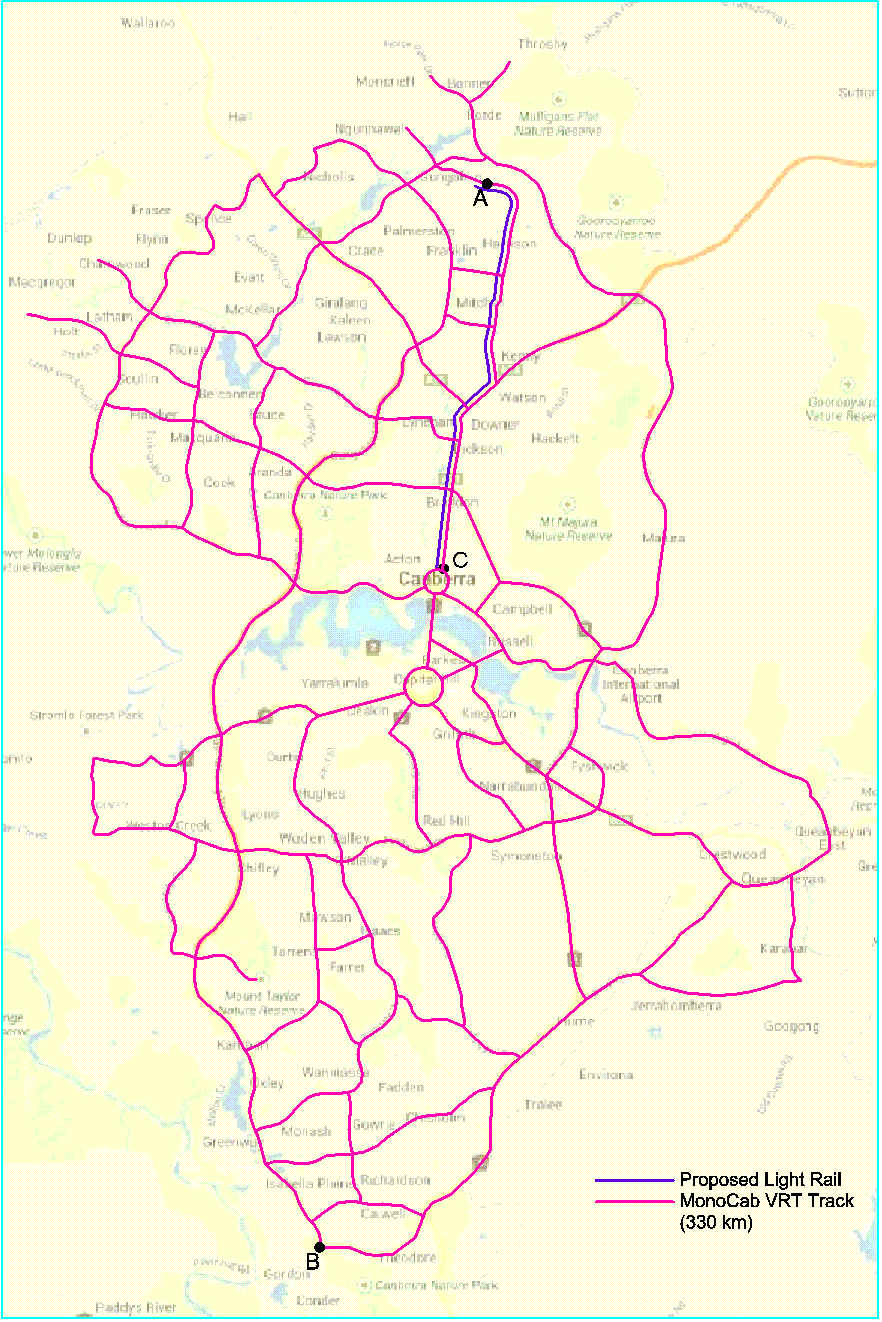 Canberra Map